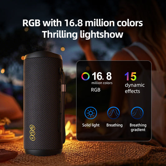 QCY SP7 Portable Bluetooth Speaker: The Ultimate Portable Wireless Bluetooth Speaker for Home and Outdoor Entertainment