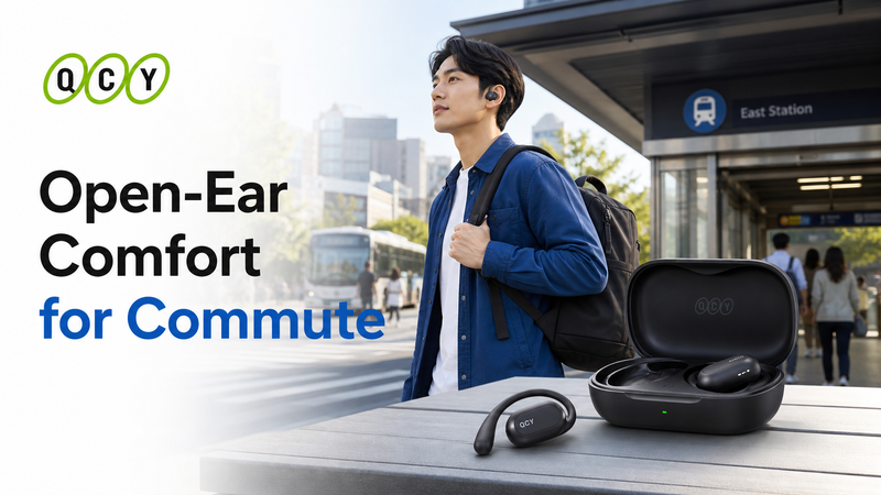 QCY Crossky C50 open ear comfort for commute