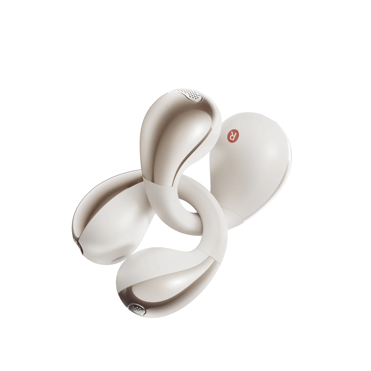 QCY Crossky C30 Open-Ear Clip Earbuds ,25 Hours of Playtime