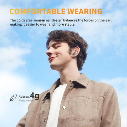 QCY AilyBuds Pro+ True Wireless Earbuds, Adaptive ANC, Hi-Res Audio