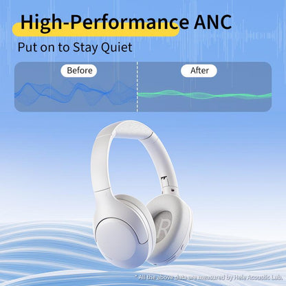 QCY H3 Lite ANC Wireless Headphones, 60H Playtime