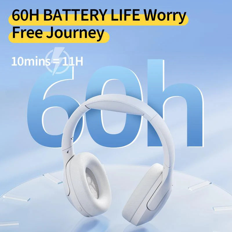 QCY H3 Lite ANC Wireless Headphones, 60H Playtime