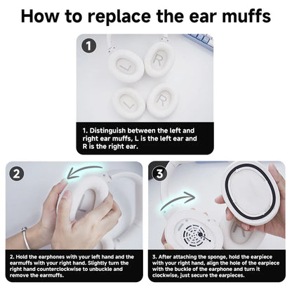 Qcy H3 Headphone Replacement Ear Pads