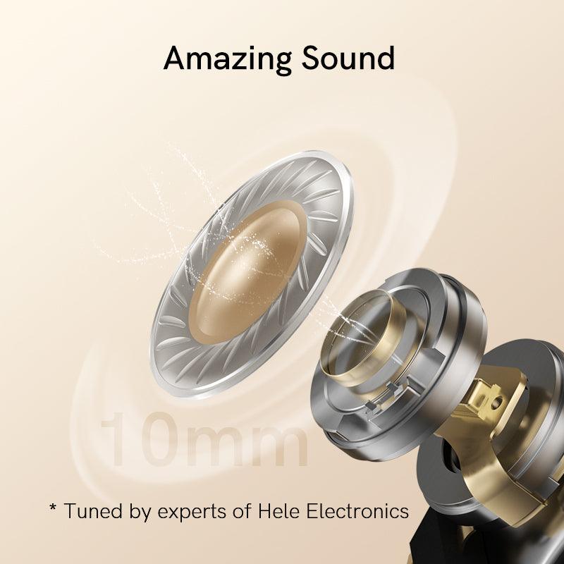 QCY ArcBuds True Wireless Earbuds, 40dB Hybrid ANC, 32H Playtime