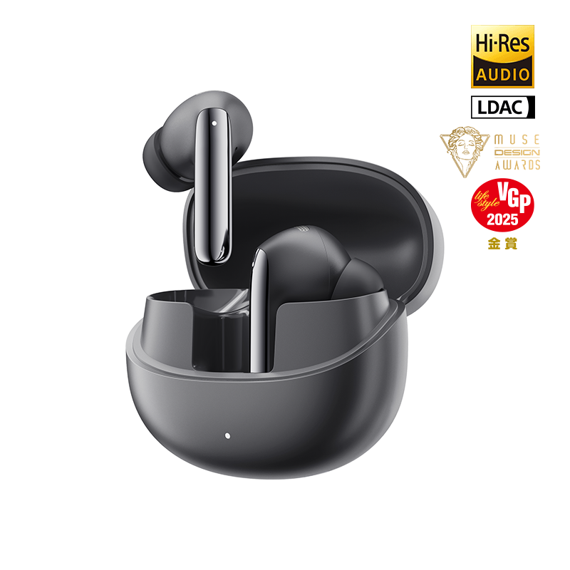 QCY MeloBuds Pro Wireless Earbuds, 46dB Hybrid ANC, Hi-Res & LDAC