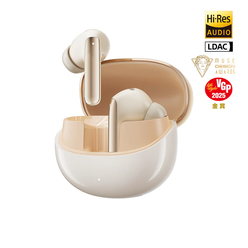 QCY MeloBuds Pro Wireless Earbuds, 46dB Hybrid ANC, Hi-Res & LDAC