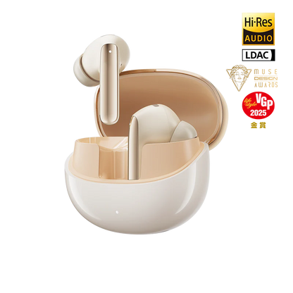 QCY MeloBuds Pro Wireless Earbuds, 46dB Hybrid ANC, Hi-Res & LDAC