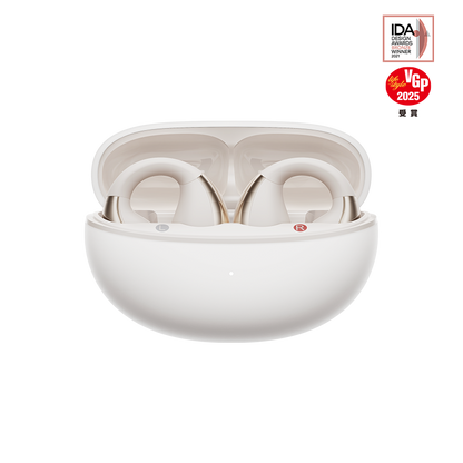 QCY Crossky C30 Open-Ear Clip Earbuds ,25 Hours of Playtime