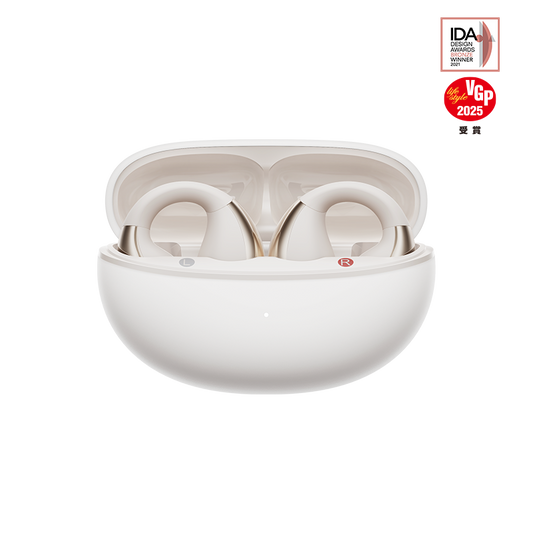 QCY Crossky C30 Open-Ear Clip Earbuds ,25 Hours of Playtime