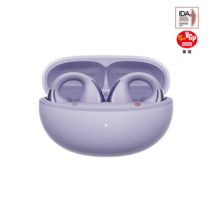 QCY Crossky C30 Open-Ear Clip Earbuds ,25 Hours of Playtime